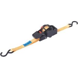TOOLCRAFT TO-8689776 Sangle de serrage à enroulement automatique Force de traction LC : arrimage plaquant (simple/direct)=100 daN (L x l) 2 m x 18 mm à boucle
