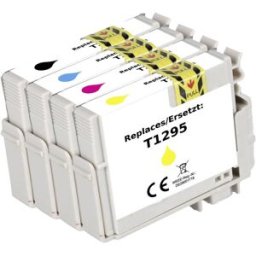 Renkforce Encre remplace Epson T1295, T1291, T1292, T1293, T1294 compatible pack bundle noir, cyan, magenta, jaune RF-5718864