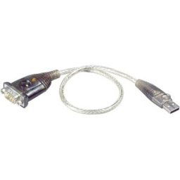 Adaptateur USB 1.1 ATEN UC232A-AT - [1x SUB-D mâle 9 pôles - 1x USB 1.1 type A mâle] - 0.35 m - argent