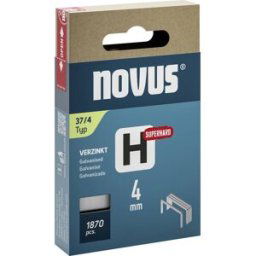 Novus Tools 042-0783 Agrafes fil fin Type 37 1870 pc(s) Dimensions (L x l) 4 mm x 10.6 mm