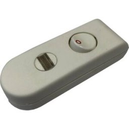 interBär 8093-108.01 Interrupteur pour câble souple blanc 1 x Off/On 2 A 1 pc(s)