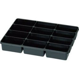 Mallette de rangement séparations fixes 815351 (L x l x H) 335 x 235 x 50 mm Nombre de compartiments: 12 1 pc(s)