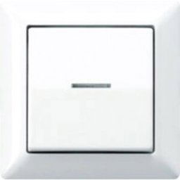 Jung simple Insert Bouton-poussoir blanc-alpin AS590KO5WW 1 pc(s)