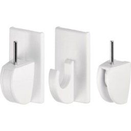 Crochet pour rideaux Vario tesa 58034-00007-20 blanc 4 pc(s)