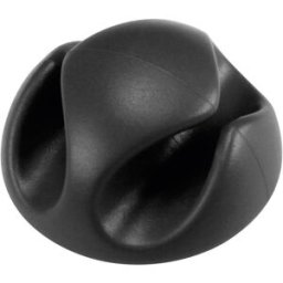 TRU COMPONENTS Support de câble autocollant 558364 Plage de Ø du faisceau 8 mm (max) noir 6 pc(s)