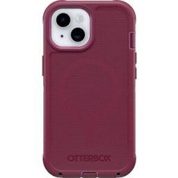Otterbox Defender Coque arrière Apple iPhone 16e, iPhone 15, iPhone 14, iPhone 13 rose compatible avec MagSafe 77-97535