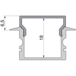 Deko Light 979150 Endkappe H-ET-02-15 Set 2 Stk, Weiß Capuchon dextrémité pour profilé plastique (L x l x H) 30 x 6 x 20 mm 1 pc(s)