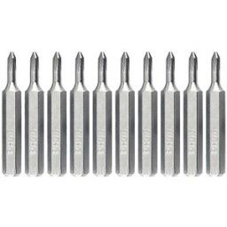Bernstein Tools for Electronics 6-340-Y00 Jeu dembouts Acier de qualité sablé, nickelé 10 pc(s)