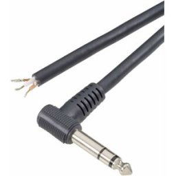 Jack 6.35 mm mâle, coudé TRU COMPONENTS 1578803 Nombre de pôles: 2 mono noir 1 pc(s)