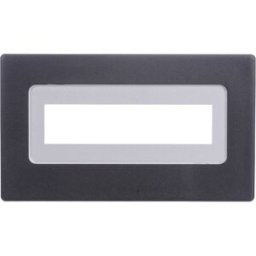 Cadre avant H-Tronic FR 216 noir Adapté pour (écran): écran LCD 16 x 2 (l x H x P) 91 x 53 x 20 mm plastique 1 pc(s)