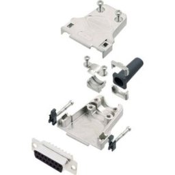 Kit embase SUB-D femelle Nombre de pôles: 15 encitech DTZF15-DBS-K 6355-0044-12 180 ° fût à souder 1 set