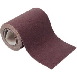 Rouleau de papier abrasif avec bande auto-agrippante Wolfcraft 1740000 Grain 80 (L x l) 4 m x 115 mm 4 m