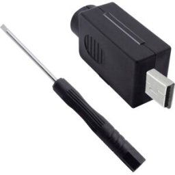 Jeu de fiches modulaires Mini-USB 2.0, type B mâle, droit 2001C206 Quadrios Contenu: 1 pc(s)