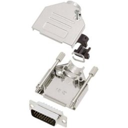 Kit embase SUB-D mâle Nombre de pôles: 26 encitech DTCK15-HDP26-K 6355-0062-02 180 ° fût à souder 1 set