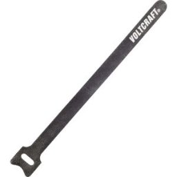 VOLTCRAFT Klett Kabelbinder 200mm Serre-câble auto-agrippant 200 mm (L x l) 200 mm x 12 mm gris foncé