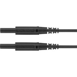 Schützinger MSFK A301 / 0.5 / 100 / SW Cordon de mesure mâle 2 mm mâle 2 mm noir 1 pc(s)