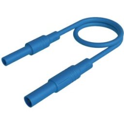 SKS Hirschmann MAL S GG-B 25/2,5 bl Cordon de mesure de sécurité fiche de sécurité 4 mm prise de sécurité 4 mm 25 cm bleu 1 pc(s)