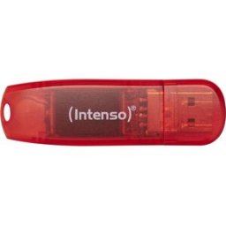 Intenso Rainbow Line Clé USB 128 GB rouge (transparent) 3502491 USB 2.0