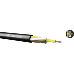 Kabeltronik LifYY Câble de commande 5 x 0.50 mm² noir 240505000-1 Marchandise vendue au mètre