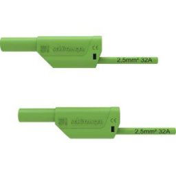 Schützinger VSFK 8700 / 2.5 / 50 / GN Cordon de mesure de sécurité mâle 4 mm mâle 4 mm 50.00 cm vert 1 pc(s)