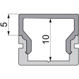 Deko Light 979080 Endkappe H-AU-01-08 Set 2 Stk, Weiß Capuchon dextrémité pour profilé plastique (L x l x H) 14 x 6 x 12 mm 1 pc(s)