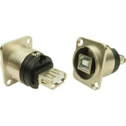Adaptateur USB A vers USB B forme XLR Cliff CP30111 Adaptateur/prolongateur encastrable Contenu: 1 pc(s)