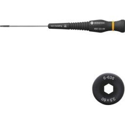 Clé coudée pour vis à 6 pans creux antistatique (ESD) 2.5 mm Bernstein Tools for Electronics 6-636 Longueur de la lame: 60 mm N/A 1 pc(s)