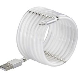 Renkforce Câble USB USB 2.0 USB-A mâle, Connecteur Lightning 1.00 m blanc TO-6897012