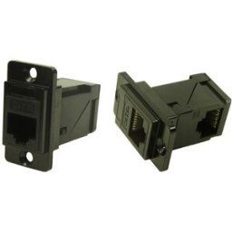 Cliff CHARGEUR DE BATTERIE RAFT DLSLIM CAT5E CSK CP30751MB Adaptateur/prolongateur encastrable noir 1 pc(s)
