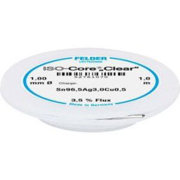 Felder ISO-Core Clear SAC305 Étain à souder bobine Sn96,5Ag3Cu0,5 1 mm