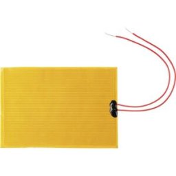 TRU COMPONENTS polyester Feuille chauffante autocollant 12 V/DC, 12 V/AC 10 W Indice de protection IPX4 (L x l) 110 mm x 77 mm