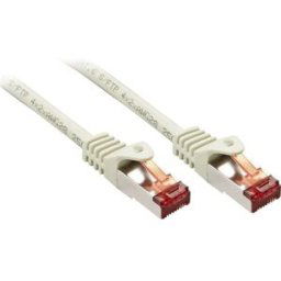 LINDY 47344 RJ45 Câble réseau, câble patch CAT 6 S/FTP 2.00 m gris 1 pc(s)