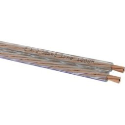 Oehlbach 1051 Câble haut-parleur 2 x 2.5 mm² blanc Marchandise vendue au mètre