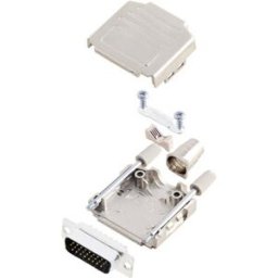 TRU COMPONENTS TCDPPK15MHDP26K 7709524 Kit embase SUB-D mâle 180 ° Nombre de pôles: 26 fût à souder 1 pc(s)