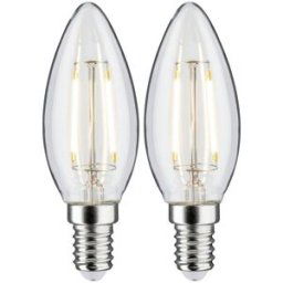 Paulmann 28855 LED CEE F (A - G) E14 2.7 W blanc chaud (Ø x H) 35 mm x 97 mm 2 pc(s)