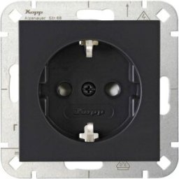 Kopp simple Insert Prise 2P+T HK 07 anthracite 940015008 1 pc(s)