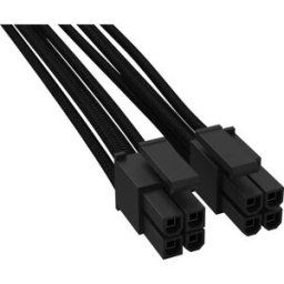 Cordon BeQuiet ordinateur, alimentation [1x ATX mâle 8 pôles (4+4) - 1x ATX mâle 8 pôles (4+4)] 0.45 m noir