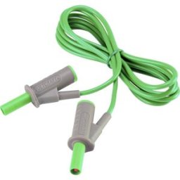 VOLTCRAFT Cordon de mesure de sécurité[Banane mâle 4 mm -Banane mâle 4 mm ] Ultra flexibles 1.50 m;vert;MSB-501 10 A