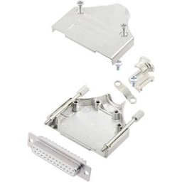 encitech MHDM-25-DBS-W-K 6355-8005-13 Kit embase SUB-D femelle 180 ° Nombre de pôles: 25 fût à souder 1 pc(s)