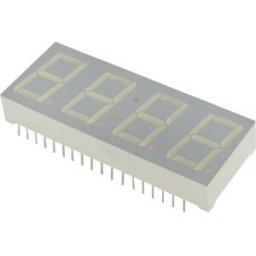 Kingbright Afficheur 7 segments rouge (High Efficiency Red) 14 mm 2 V Nombre de chiffres: 4 CA56-11EWA