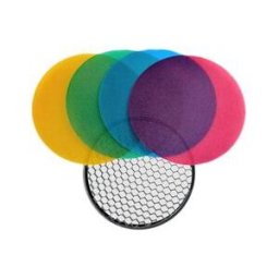 Kit Réflecteur Flash Couleurs Godox Witstro Et Grille 120 mm