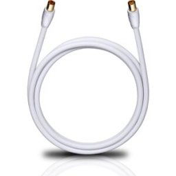 Câble d'antenne numérique Oehlbach Easy Connect HD 2 mètres Blanc