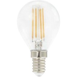 Airam Airam Filament LED ampoule à gradation à 3 niveaux de luminosité en forme de globe clair, avec mémoire, p45 e14, 5w