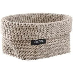 blomus Panier en textile Tela M 10x15 cm Moonbeam