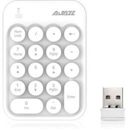 Ajazz AK18 2.4G Wireless Numeric Keypad White