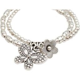 National Bow Knot Bracelet Silver