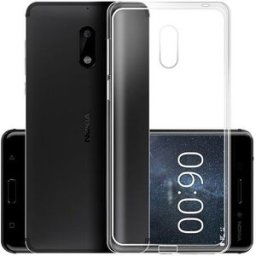 Nokia 6 5.5 Inch Silicone Case Transparent