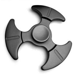 Tri Fidget Hand Spinner Zinc Alloy Black