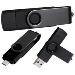 OTG Mobile Phone USB Drive 4G Black