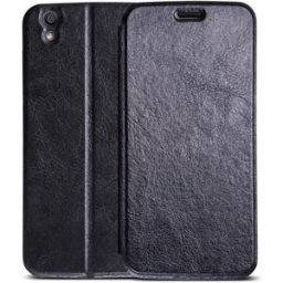 Original Leather Case Flip Cover For Umi London - Black
